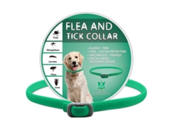 Este collar antipulgas y garrapatas repele mosquitos, pulgas y piojos. Es seguro, flexible y ajustable. - Verde
