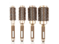 Cepillo De Pelo Profesional De Salón, Cepillo Rizador Para Mujer, Cepillo De Pelo Cilíndrico.