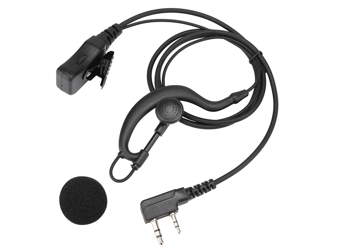 Auriculares Con Intercomunicador Ptt Con Volumen Ajustable Para Bao Feng Kenwood Hyt