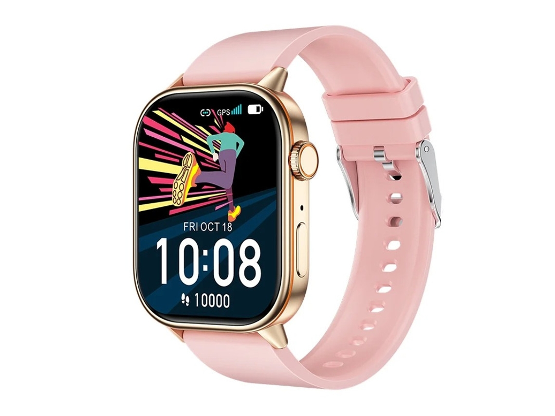 Smartwatch Qx17 Gps Con Brújula, 100 Contactos, Bloqueo De Contraseña Yizhood (rosa)