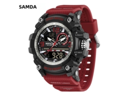 Reloj Deportivo para Hombre, Impermeable, Luminoso, con Indicador de Día de la Semana, Digital, Multifuncional, Cuarzo.