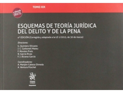 Libro Tomo Xix Esquemas De Teoría Jurídica Del Delito Y De La Pena 4ª Edición 2018 de Gonzalo Quintero Olivares (Español)