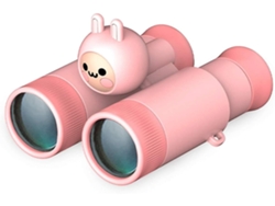 Binoculares para niños 10x Mini binoculares compactos Juguetes Alta resolución Óptica real Pequeño telescopio para observación de aves USHION