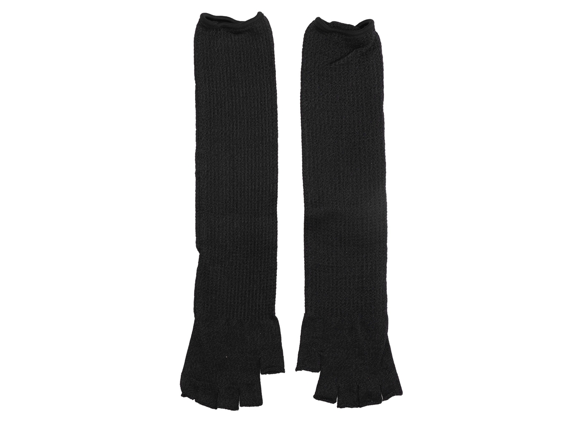 Brazaletes Protectores De 45 Cm Para Media Mano Para Jardín, Carpintería, Cocina, Color Negro.