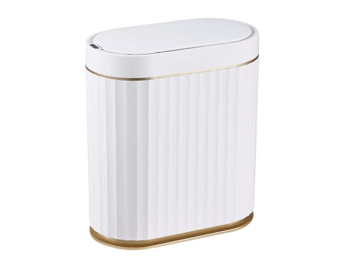 Cubo De Basura Automático De 8 Litros Con Sensor, Diseño Delgado Y Tapa.