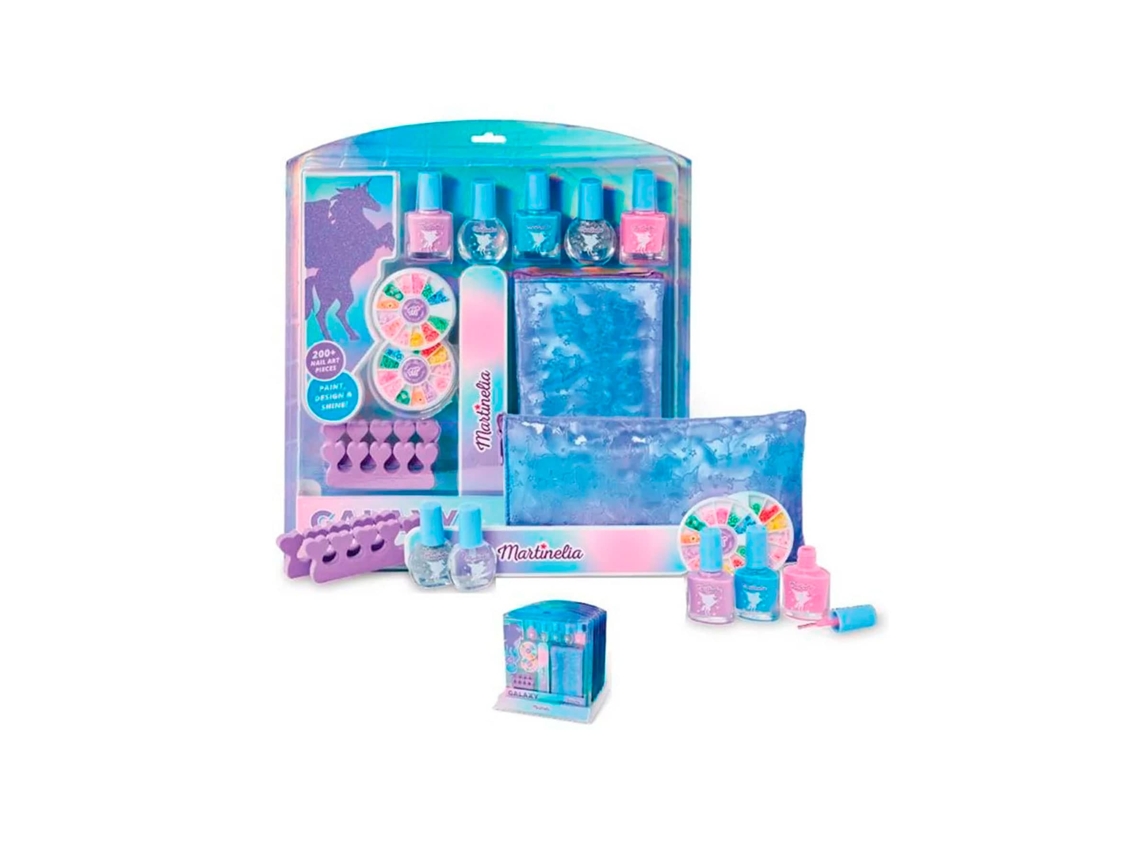 Galaxy Dreams Nail Set And Cosmetic Bag