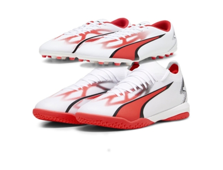 Zapatillas Unisex para Fútbol PUMA Ultra Match It Blanco (41)