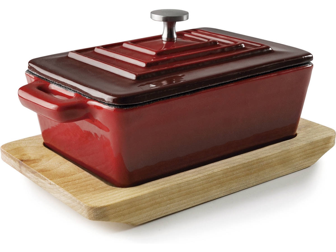 Cazuela LACOR Tarta Rectangular (16,5x10,5x9 cm - 1 Und)