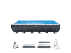 Piscina Tubular INTEX 26364 (com Bomba - 31805 L - 366x132cm)