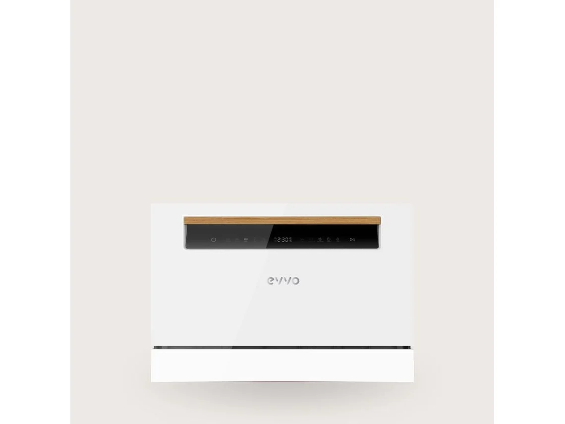 Lavavajillas EVVO Mini D, 6 Cubiertos, 8 Programas, Blanco, Ancho 550 mm