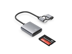 Lector de tarjetas Lightning/Tipo C para MS. Compatible con unidades flash USB y cámaras Sony Cuich.