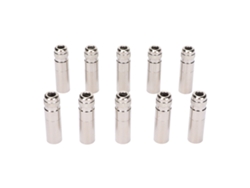 10pcs Conectores Xlr Macho De 4 Pinos De Metal Total Para Mixer Microfone Amplificador Equalizador