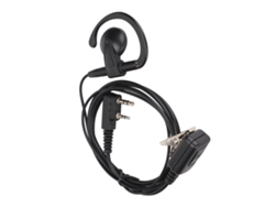 Auriculares De Radio Bidireccionales En Forma De G Con Micrófono Y Conectores De 2 Pines Para Kenwood Y Baofeng.