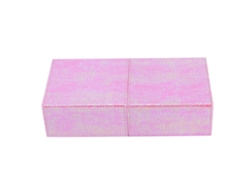 Rebe-porta Lápices E Escovas De Unhas Estojo Organizador Bolsa De Maquiagem Rosa (porta Lápices Quadrado)