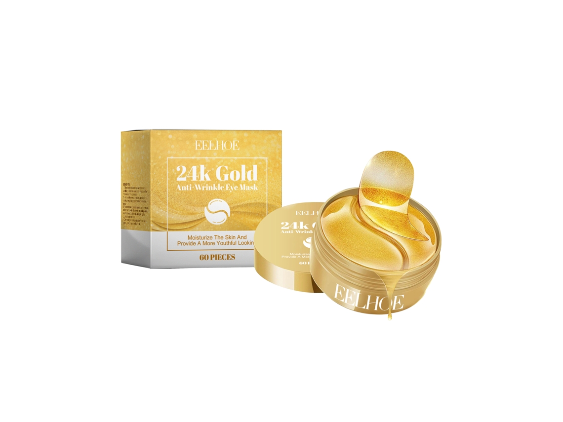 Mascarilla ocular de oro de 24k para el cuidado de la piel