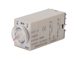 Relé Temporizador De Retardo De Alta Precisión H3y-2 De 8 Pines, 24 V Cc Y 30 M