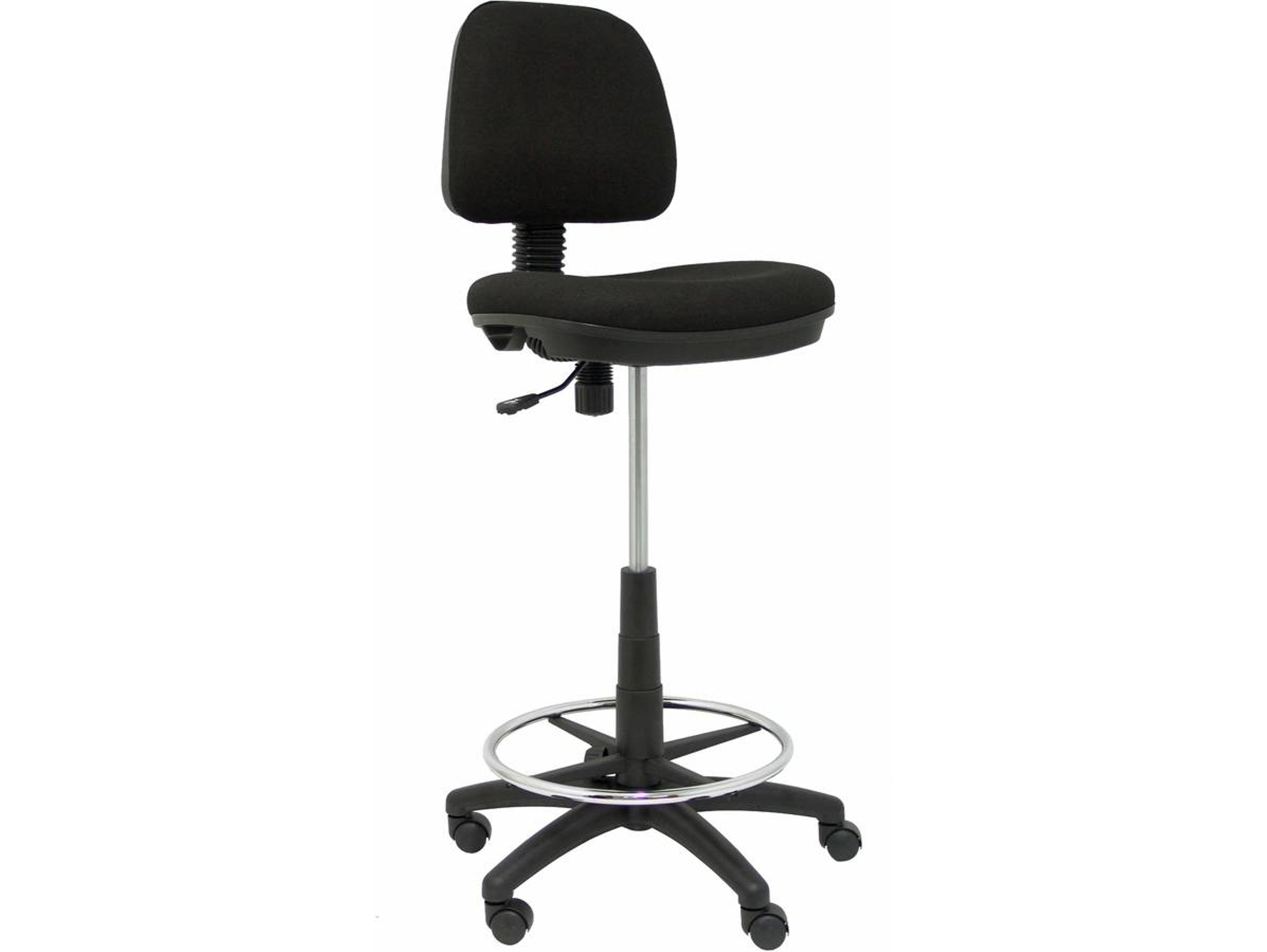 Silla de Escritorio Alta PIQUERAS Y CRESPO Ayna Negro (Tejido)
