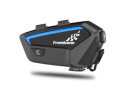 Auriculares Bluetooth para motocicleta, estilo walkie-talkie, capacidad para grupos de 4 a 6 personas