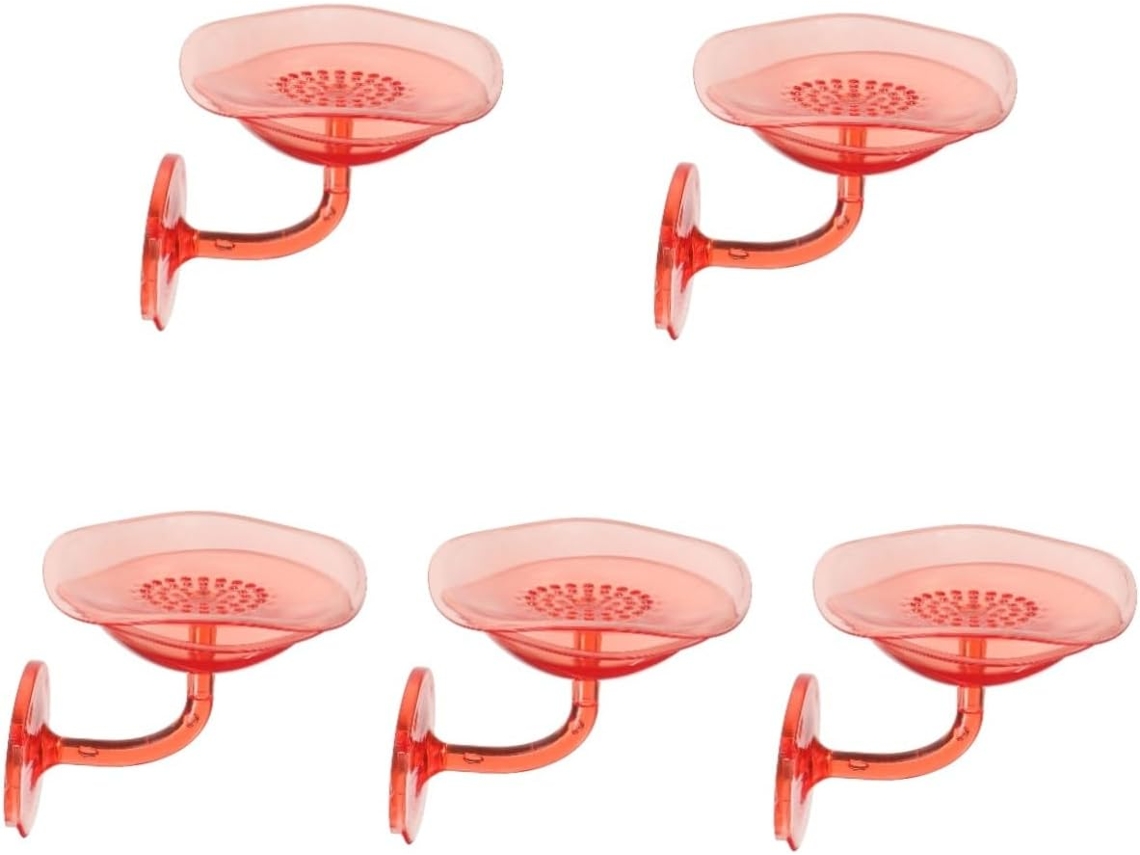 Soporte Decorativo De Pared Para Baño Con Forma De Flor, 5 Piezas.