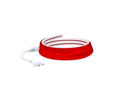 Tira Led Neón Regulable 220v Rojo Semicircular 180 7.5w/m Corte 100cm Ip67 A Medida 15 M