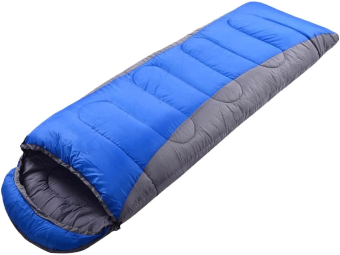 Saco De Dormir Grueso De Invierno Para Adultos, Cómodo, Impermeable, Con Capucha Ajustable.