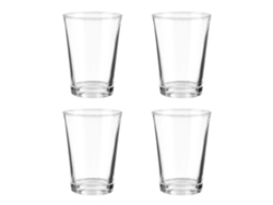Set 4 vasos vidrio carajillo 140ml colección VIVALTO