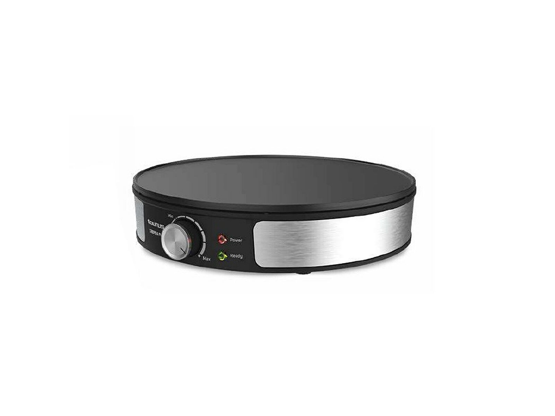 Crepera TAURUS 968384000 (Negro - Acero Inoxidable - 1200 W)