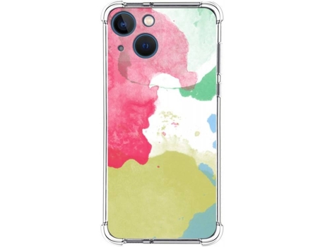 Carcasa iPhone 13 Mini (5.4) TUMUNDOSMARTPHONE Acuarela 02 Dibujos Multicolor