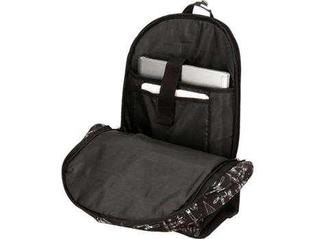 Mochila con Ruedas STAR WARS Space Mission Negro (31x44x17,5 cm)