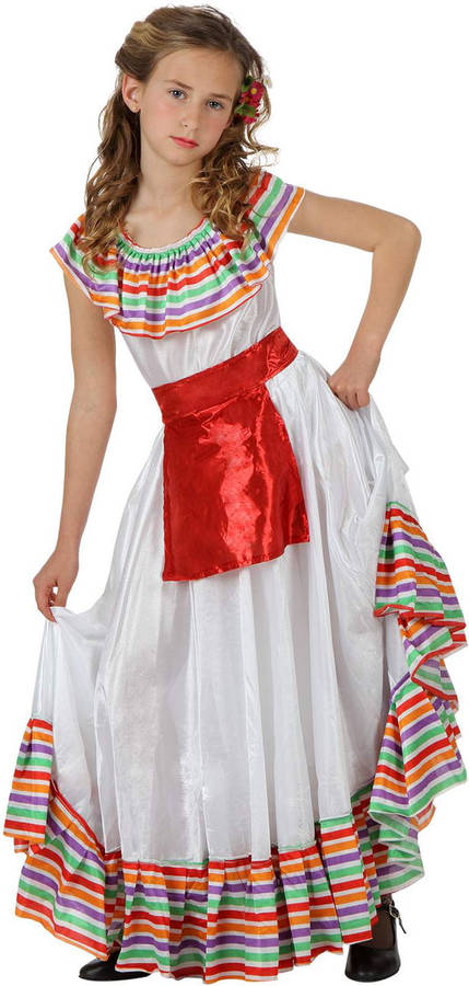 Atosa69094 Mejicana Color blanco 10 12 años 69094 de niña disfrazzes mexicana 1012