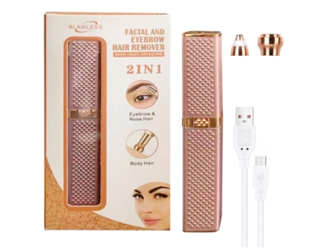 Depiladora eléctrica, depiladora portátil, Bikini, afeitadora indolora para mujeres, recortadora de cejas faciales corporales