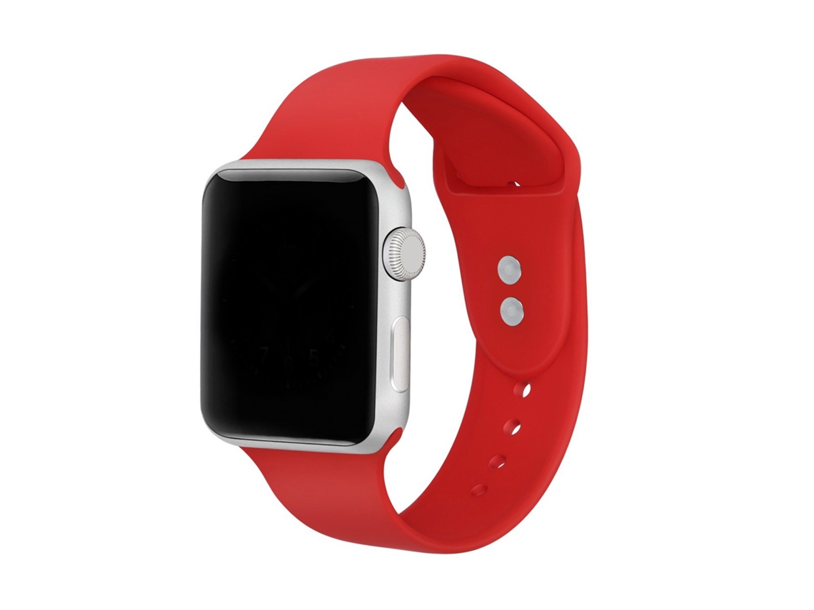 Pulsera Silicona para apple watch series 8 - 45mm - Rojo