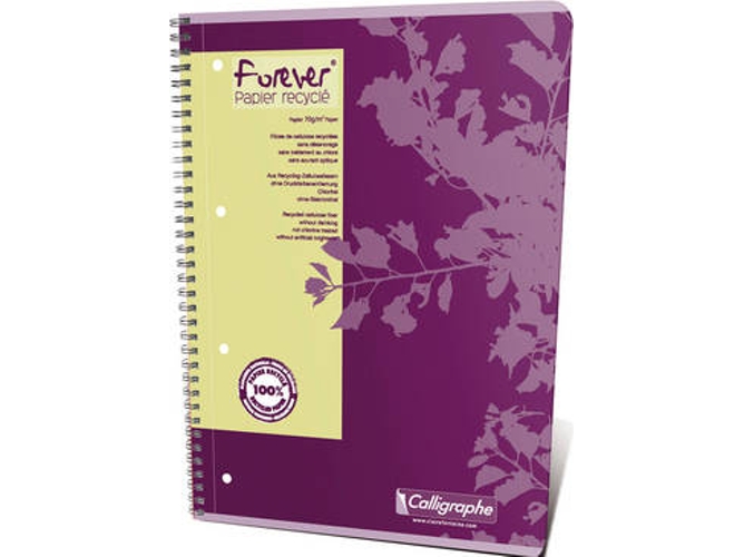 Cuarderno CLAIREFONTAINE 17427C (A4 - Cuadriculado - 21x29.7cm - Blanco)