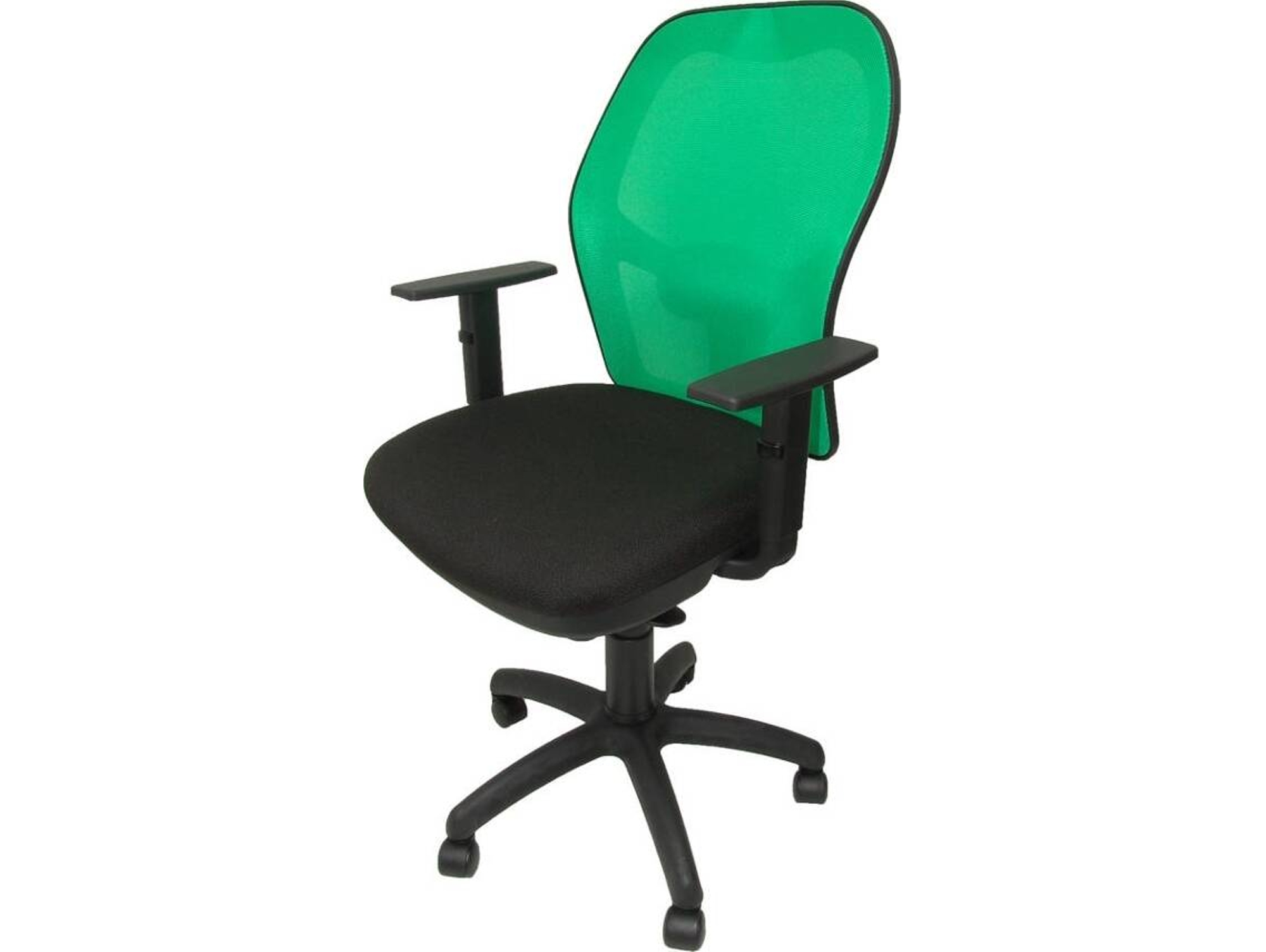 Silla de Escritorio Operativa PYC Jorquera Negro V (Brazos Ajustables - Malla)