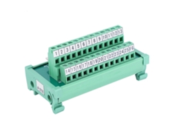 Conector De Cable De Bloque Terminal Módulo Plc Db25p 35mm Rail Din Suministros Eléctricos