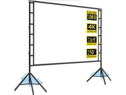 Para Cine En Casa, Interior, Exterior, Patio Trasero, Pantalla De Proyección Con