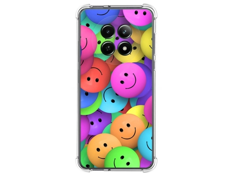 Funda Diseño Smile para Realme 12 5G 12X 5G TUMUNDOSMARTPHONE Silicona Multicolor