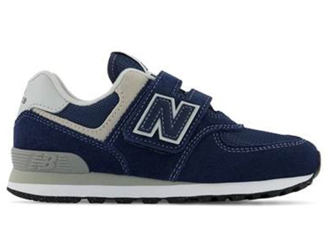 Zapatillas Deportivas NEW BALANCE 574 Para Niños (Azul Mariño - Tejido, Material Sintético -30)