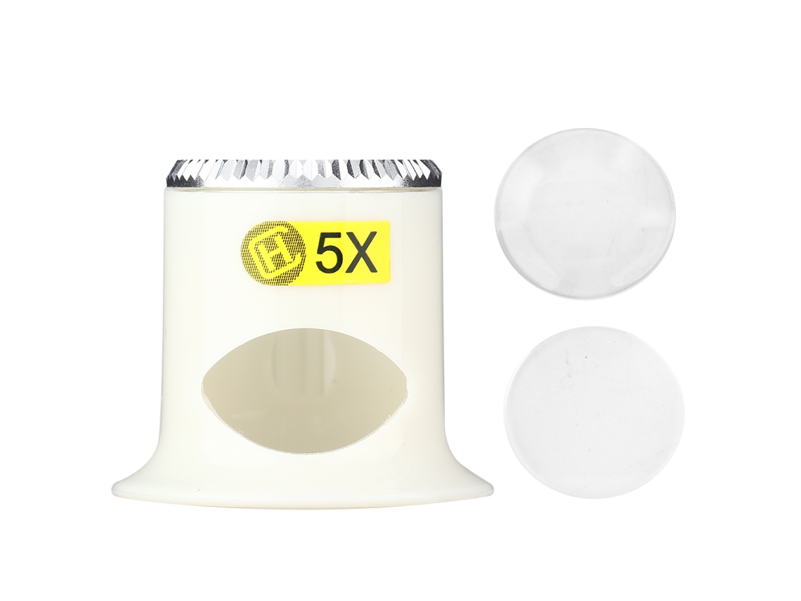 Lupa Para Reparación De Relojes Con 3 Lentes Intercambiables (3x, 5x, 10x) Y Herramienta Para Joyería.
