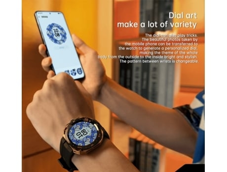 Smartwatches 1 35 Pantalla HD Varios Modos Deportivos Negro AUJEZON