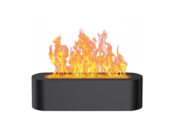 Humidificador ultrasónico, generador de vapor frío, atomizador de aceites esenciales, lámpara de aromaterapia Mdug (negro)