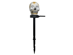 Esqueleto Decorativo Led Solar Para Halloween, Estacas De Jardín Para Exteriores, Cabeza Luminosa