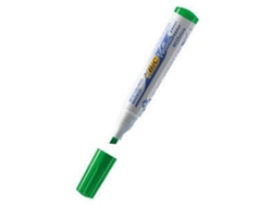Pack 12 Rotuladores Velleda 1751 Verde Punta Biselada