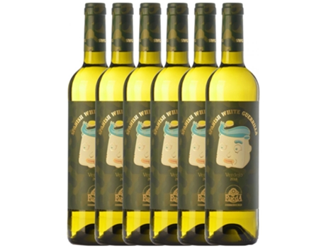 Vino CASTILLO DE MAETIERRA Castillo De Maetierra Spanish White Guerrilla Verdejo Vino De La Tierra Valles De Sadacia Joven (0.75 L - 6 unidades)