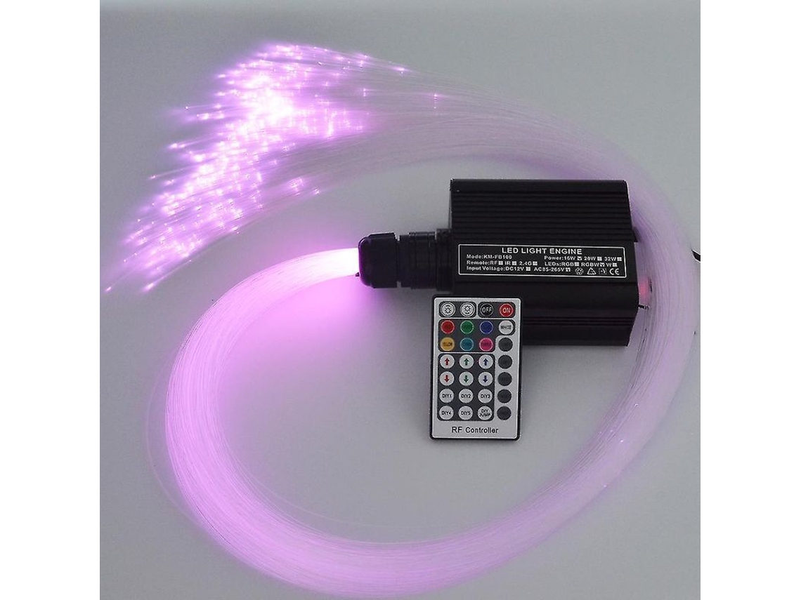 Fibra Óptica De Plástico De 0,75 Mm, 2 M, 300 Unidades, Para Decoración De Bares Y Hogares Con Efecto De Luz.