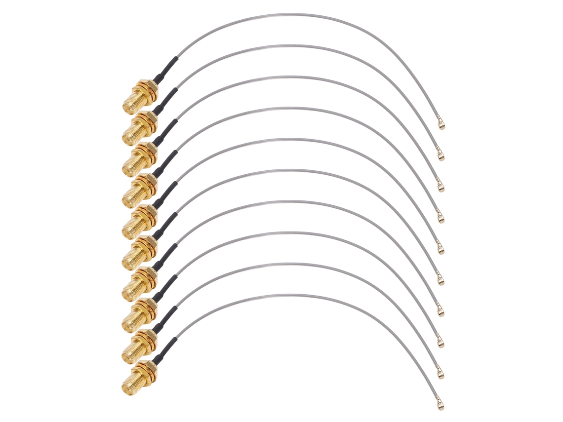 10pcs Cable Adaptador Coaxial Rf Extensión Señal 50 Ohmios Para Gps Escáneres