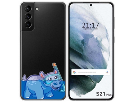 Carcasa Samsung Galaxy S21+ Plus 5G TUMUNDOSMARTPHONE Dibujos Transparente Multicolor