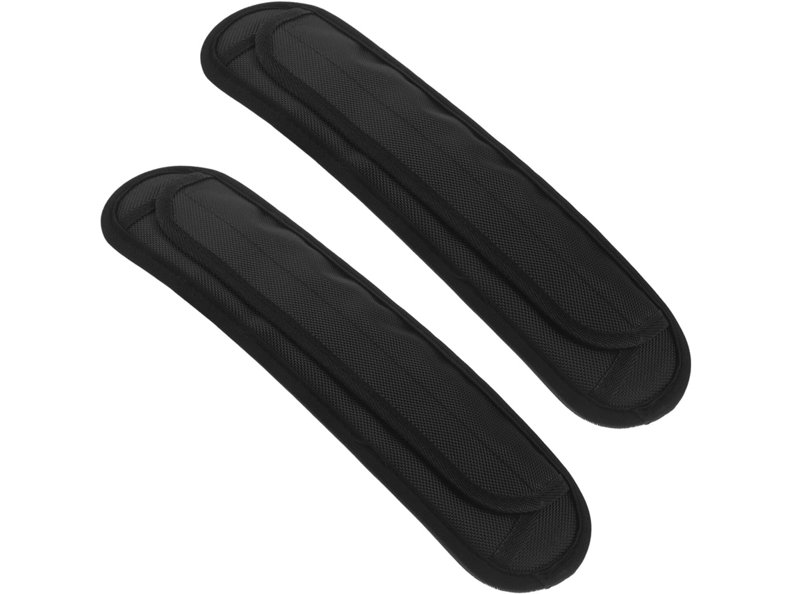 Hombreras Acolchadas Negras De 2 Piezas Para Mochilas Y Correas De Hombro
