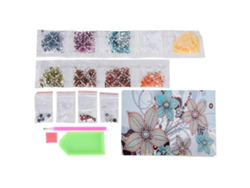 Kit De Pintura De Diamantes 5d Diy Con Piedras Redondas Decoración De Pared Hogar Arte Manual