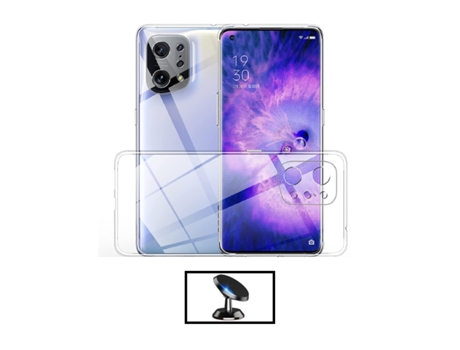 Funda Proteção Frente Verso para Oppo Oppo Find Find X5 Pro GIFT4ME Transparente